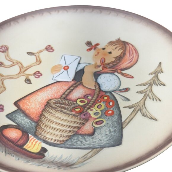 M J Hummel “Friends Forever" Collector Relief Plates 1991 "Meditation"‎ Org. Box - Picture 10 of 15